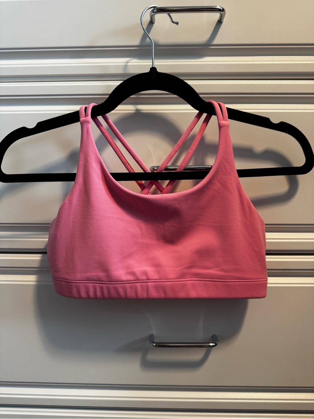 Athleta Pink Strappy Kids Sports Bra